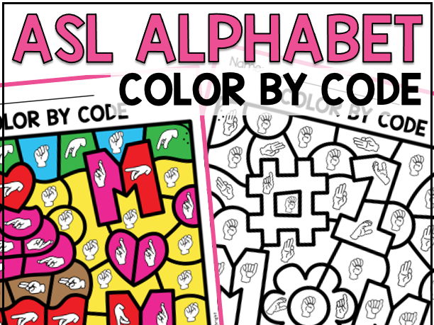 Mother's Day ASL Alphabet