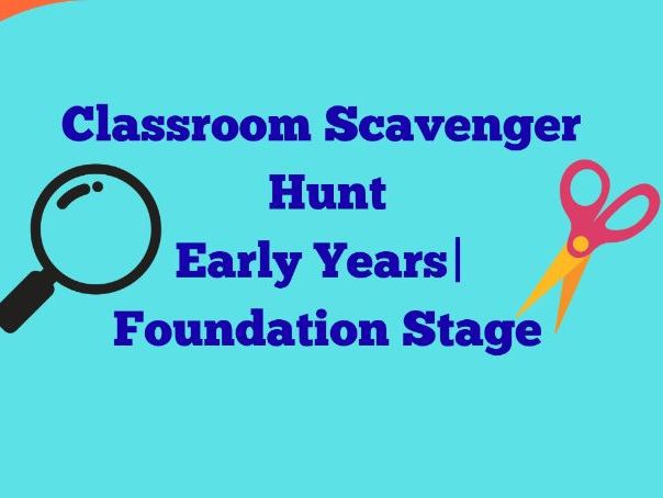 Classroom Scavenger Hunt Worksheet