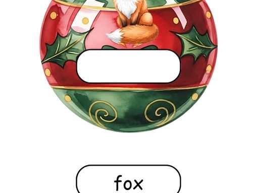 Christmas CVC Word Activity