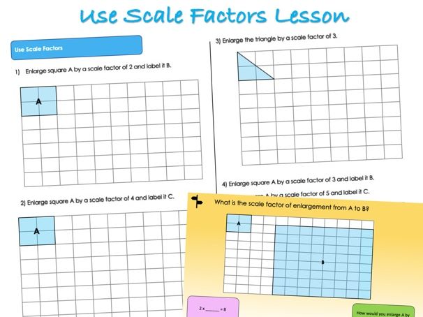 Year 6 Ratio - Use Scale Factors Lesson