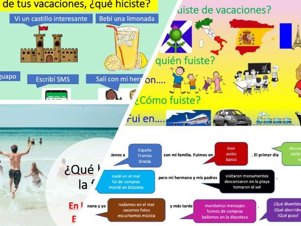 Viva 2 Module 1 Mis Vacaciones Complete Chapter | Teaching Resources