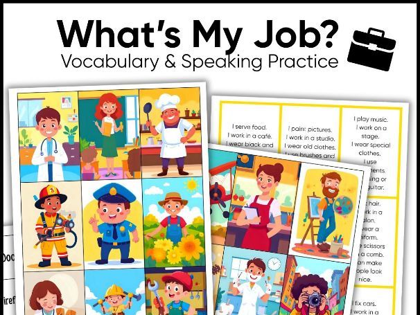 What’s My Job? – Vocabulary & Speaking Practice