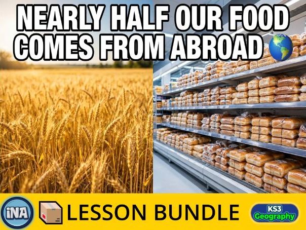 Food Production and Supply Chains - Complete KS3 Geography Lesson Pack