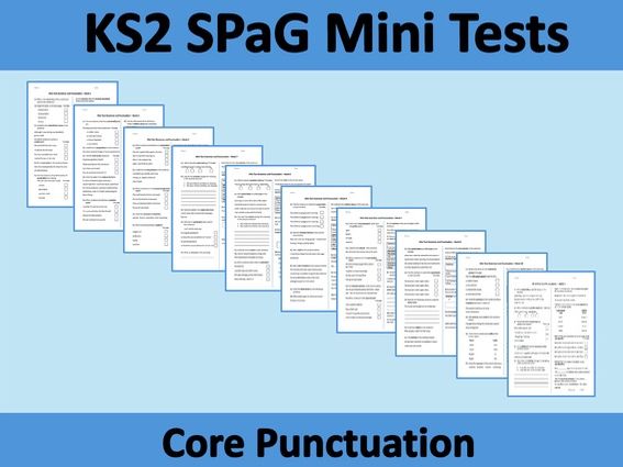 KS2 SATs SPaG 10 Quick Punctuation Tests (Years 3–6)