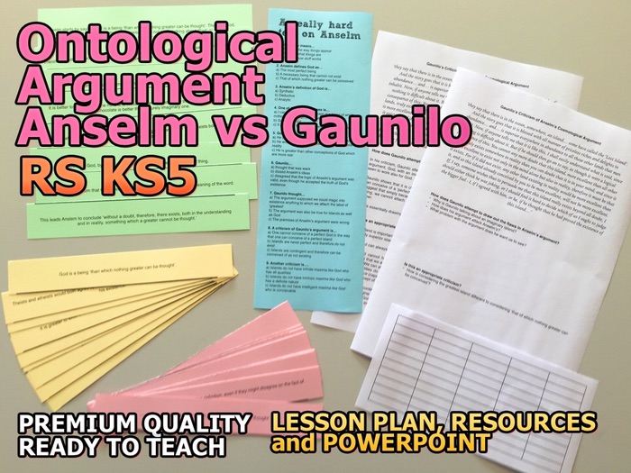 The Ontological Argument OCR 2017 A Level (Arguments based on reason)