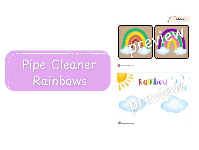 Pipe Cleaner Rainbows