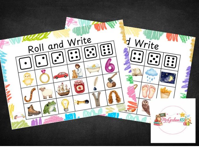 Roll and Write Phonics Bundle