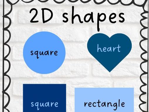 2D Shape Poster