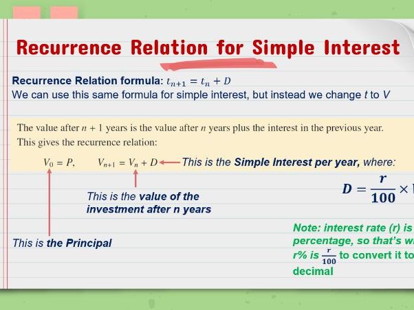 VCE General Math - Sequences & Finance - Lesson 5 PPT - Financial Applications