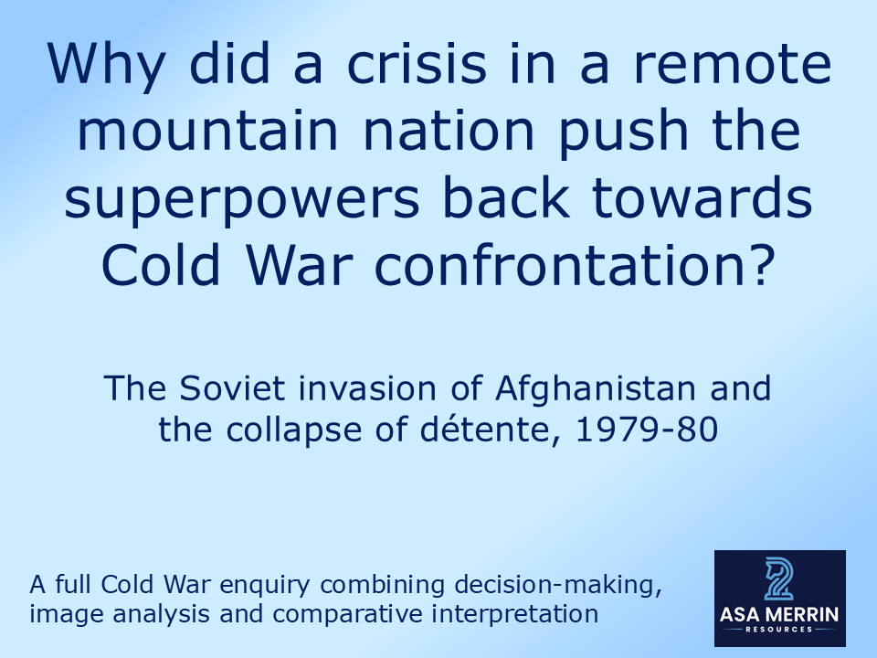 Why did the Soviet Union decide to intervene in Afghanistan in 1979?