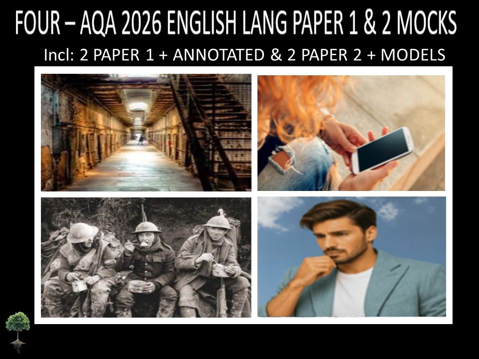 FOUR - AQA PAPER 1 & 2 | 2026 FULL MOCKS | ANNOTATED | MODELS