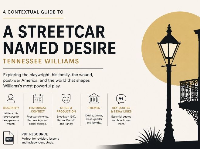 Streetcar Context and Essay Links