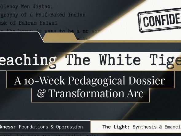 The White Tiger Full Novel Study Unit | Senior English | Analysis