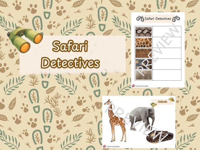 Safari Animal Detectives