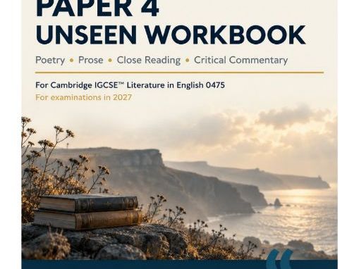 FREE Cambridge IGCSE Literature 0475 Paper 4 Unseen Revision | Poetry & Prose | 2027