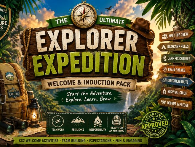 KS2 New Class, New Year | Teacher Introduction & Classroom Induction| Explorer Expedition Theme