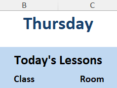 School Year Planner Excel Template