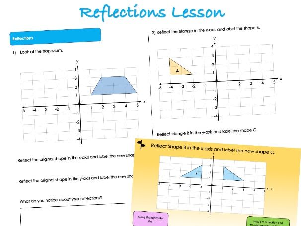 Year 6 Position and Direction - Reflections Lesson
