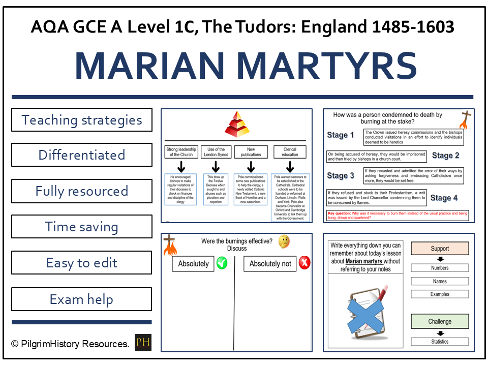Marian Martyrs: Religious Persecution or Necessary Policy? | AQA A Level History