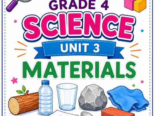 Grade 4 Science Materials Workbook | Properties, Changes & Investigations
