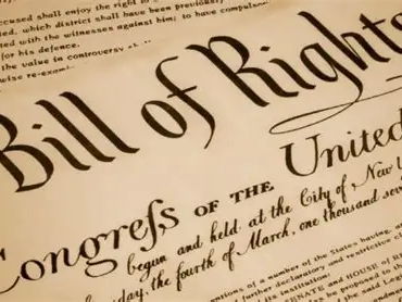 The Bill of Rights. Student handout with summary. Considers significance