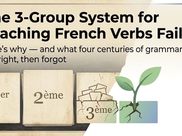 The 3-Group System for Teaching French Verbs Fails — Here's Why