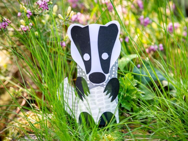 Make a Woodland Creature - Badger