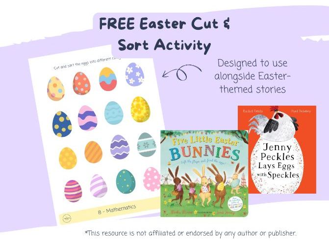 FREE Easter Cut & Sort Activity