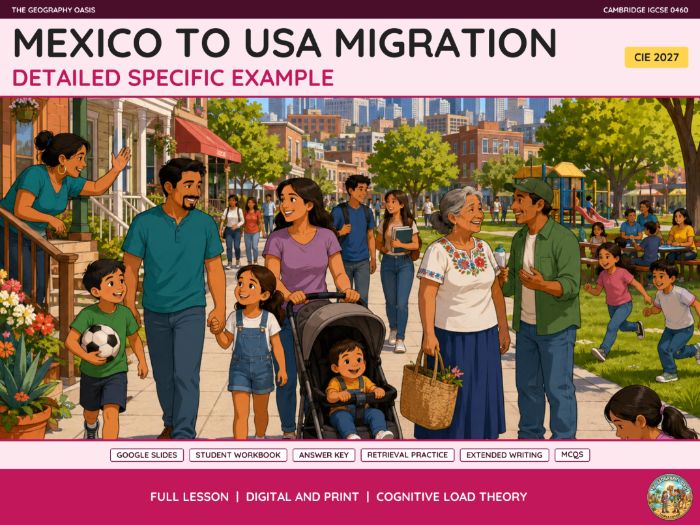 Mexico to USA Migration | IGCSE Geography Cambridge 0460