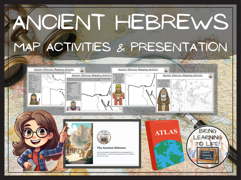 Ancient Hebrews Map Activities and Presentation
