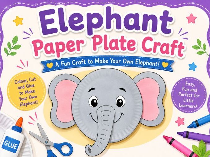 Elephant Paper Plate Craft