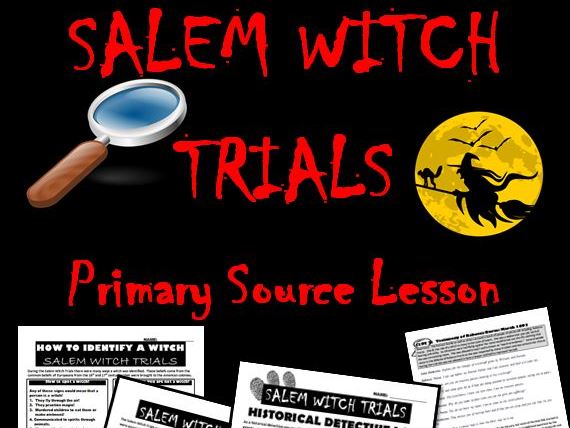 Salem Witch Trials: Primary Source Activity