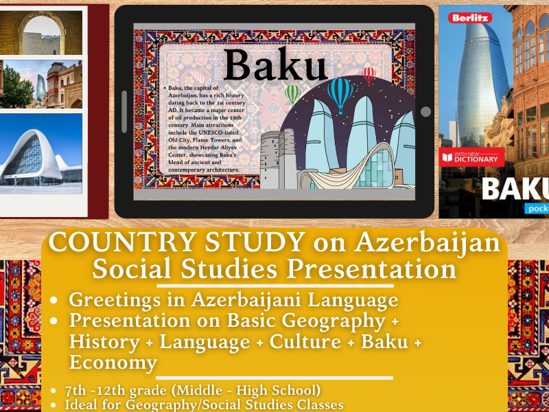 Country Study Presentation on Azerbaijan - Caucasus - Western Asia