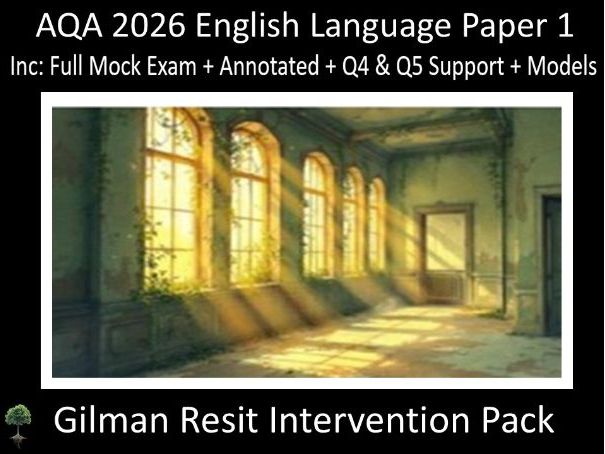 One AQA 2026 English Language Paper 1 - Resit Intervention (Gil-i)