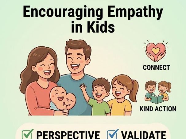 Encouraging Empathy in Kids: A Parent Reflection Guide & Daily Checklist
