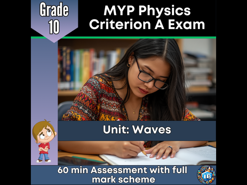 MYP Grade 10 Physics: Criterion A Exam - Waves - 2026