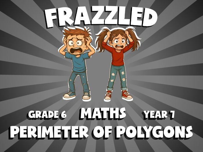 Perimeter of Polygons FRAZZLED Maths Game | No-Prep Year 7 Review Activity