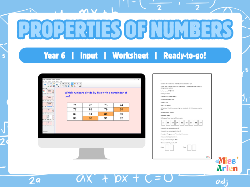 Year 6 Number Properties Reasoning