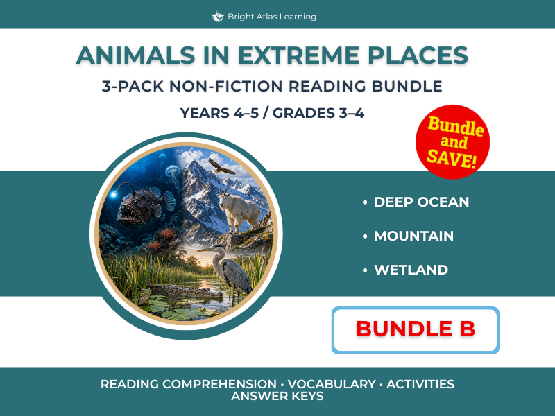 Animals in Extreme Places Bundle B | KS2 | Y4–5