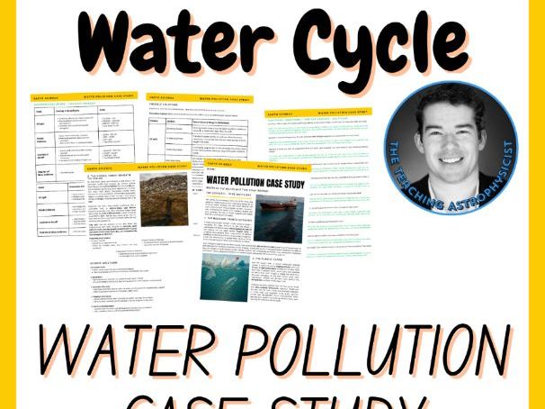 Water Pollution Case Study | The Water Cycle 2 Level Earth Science Activity Set