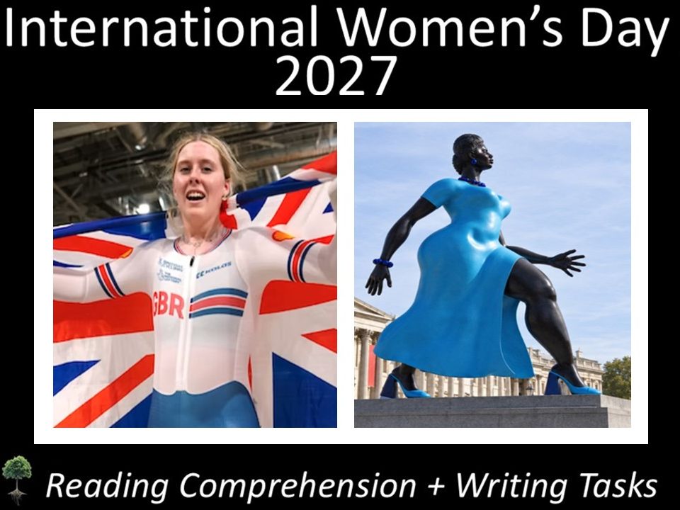 International Women’s Day 2027 | Reading Comprehension + Writing Bundle