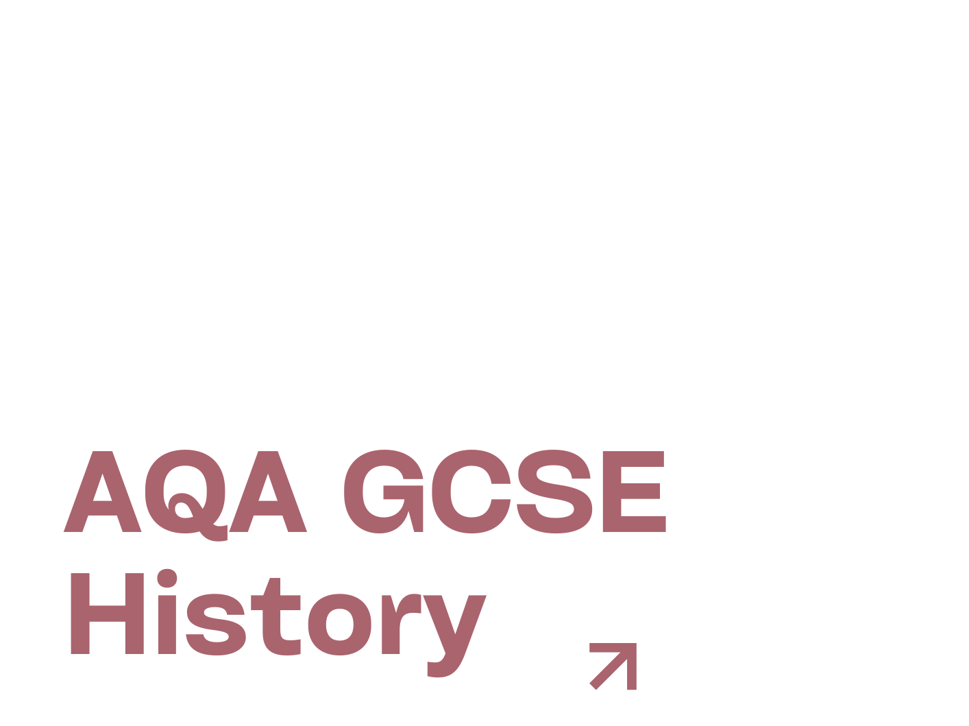 AQA GCSE History Paper One Series A Past Paper Exam Work Books