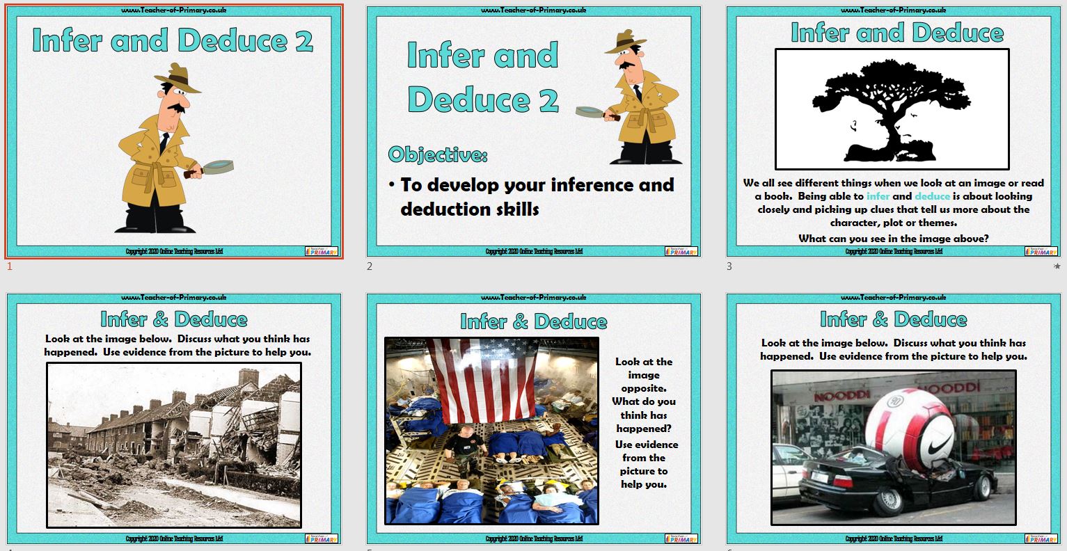 Infer and Deduce 2 | Teaching Resources