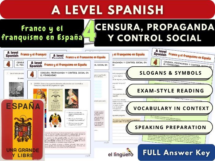 A Level Spanish - Franco's dictatorship: censorship & propaganda
