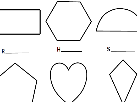 Shapes Activity Sheet