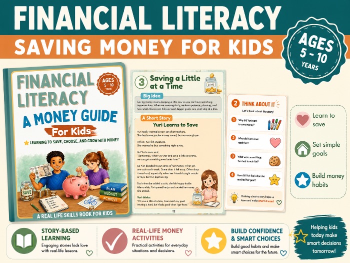 Saving Money Activities for Children | Financial Literacy & PSHE Resource | KS1 KS2 | SEL | Finance