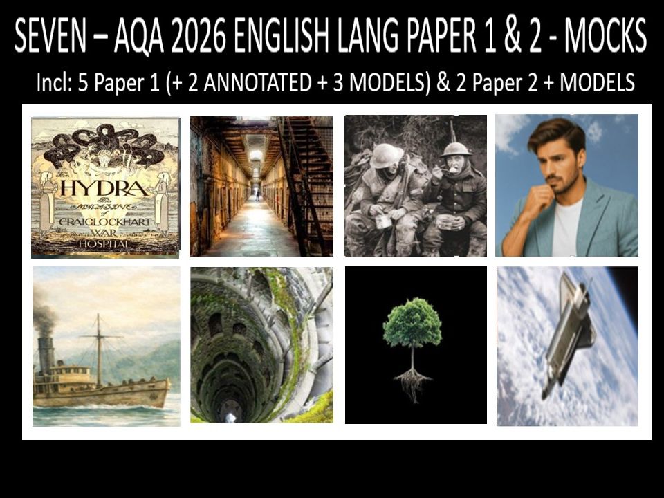 SEVEN - AQA PAPER 1 & 2 | 2026 FULL MOCKS | ANNOTATED | MODELS