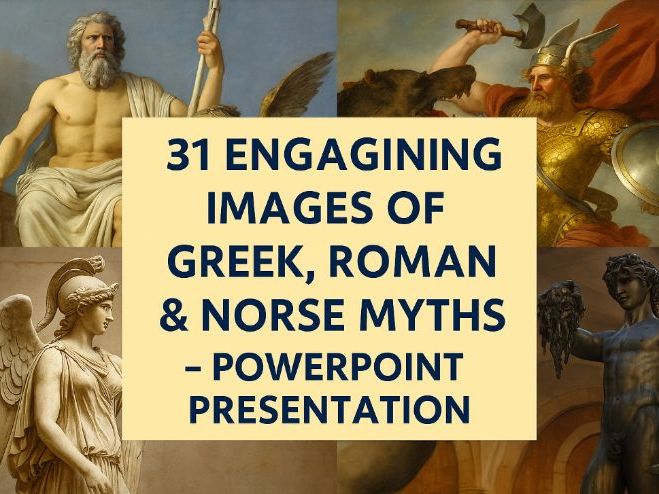 31 Engaging Images of Greek, Roman & Norse Myths – PowerPoint Presentation