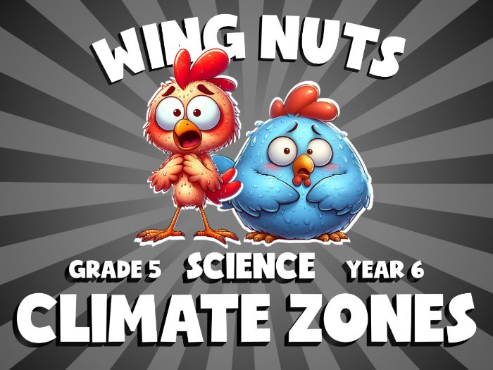 Climate Zones WING NUTS Science Game | No-Prep Year 6 Review Activity