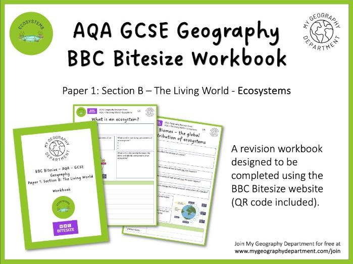 Ecosystems Revision Workbook AQA GCSE Geography BBC Bitesize Ecosystems Revision Workbook AQA GCSE Geography BBC Bitesize